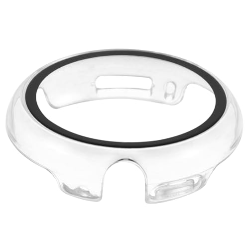 NUOBESTY Schutzhülle Für Pixel Watch Transparente PC Uhrenschutzschale Mit Displayschutz Stoßfest Langlebig Kompatibel Mit Pixel Smartwatch Einfacher Einbau Schutz von NUOBESTY
