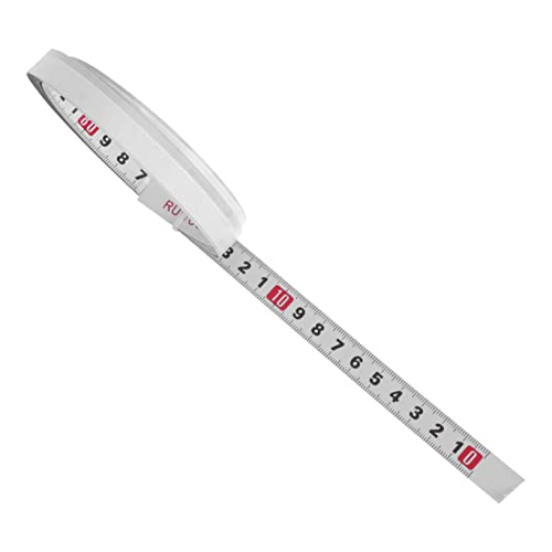 NUOBESTY Selbstklebendes Maßband rostfreies Lineal Selbstklebstoffmessband Lineal messen breites Maßband aufsteller workbench säge Lineal für die Holzbearbeitung Lineal mit metrischer von NUOBESTY