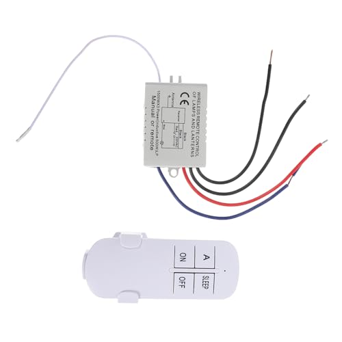 NUOBESTY Smarte Deckenleuchte Ferngesteuerte Lichtschalter Lampenschalter Batterielichtschalter Schalter Für Lampe Fernlichtschalter Drahtlos Kabellose Leuchte Drahtloser Schalter Stk von NUOBESTY
