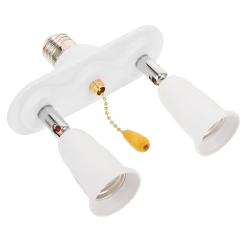 NUOBESTY Sockeladapter für LED Leuchtmittel Splitter mit Einfachem Stecksystem für Deckenlampen und Pendelleuchten Kompatibel mit Lampenfassung Langlebig NUOBESTY Sockeladapter für LED Leuchtmittel Splitter mit Einfachem Stecksystem für Deckenlampen und Pendelleuchten Kompatibel mit Lampenfassung Langlebig von NUOBESTY