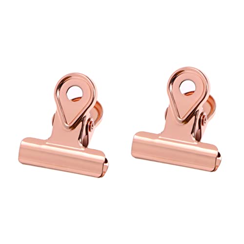 NUOBESTY 15 Stück Metall-scharnierklammern Papierklammern Binderclips – 20 Mm Löchern Für Die von NUOBESTY
