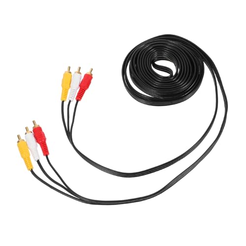 NUOBESTY Stecker-zu-buchse-kabel: 3 Stecker Auf 3 Stecker, Cinch-composite-kabel Für Audio-video-geräte, Lotus-schnittstelle Für Klaren Und Zuverlässig. NUOBESTY Stecker-zu-buchse-kabel: 3 Stecker Auf 3 Stecker, Cinch-composite-kabel Für Audio-video-geräte, Lotus-schnittstelle Für Klaren Und Zuverlässig. von NUOBESTY