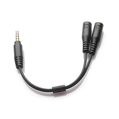 NUOBESTY Stereo Audio Y Splitter Kabeladapter für Kopfhörer Mikrofon Buchsenadapter für Andere Geräte Kompaktes Design für Portabilität NUOBESTY Stereo Audio Y Splitter Kabeladapter für Kopfhörer Mikrofon Buchsenadapter für Andere Geräte Kompaktes Design für Portabilität von NUOBESTY