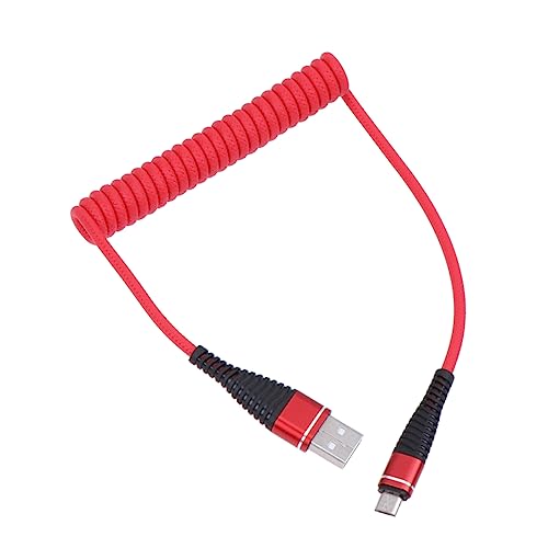 NUOBESTY Teleskop -Ladekabel USB tragbar Ladegerät mehrere Handy, Mobiltelefon Ladung einziehbar Ladekabel für nützliche Datenleitung rot NUOBESTY Teleskop -Ladekabel USB tragbar Ladegerät mehrere Handy, Mobiltelefon Ladung einziehbar Ladekabel für nützliche Datenleitung rot von NUOBESTY