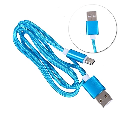 NUOBESTY Typ C Datenkabel Ladekabel Langes Kabel Ladekabel Für Kabel Und USB Schnellladekabel Typ C Kabel Blau von NUOBESTY