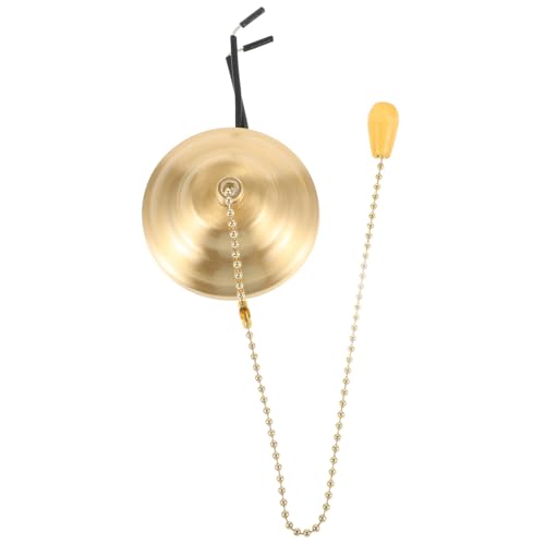 NUOBESTY Zugkette Lampenschalter Deckenleuchte Zugschnur Lichtschalter mit Goldener Schnur Lampenzubehör für Esszimmer und Hochwertige Verarbeitung von NUOBESTY