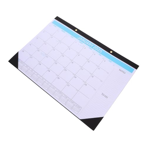NUOBESTY Zum Aufhängen An Der Wand Jährlicher Wandplaner Monatsplaner Agenda-planer- Akademischer Tischkalender Tageszeitplaner Stehender Flip- Papier von NUOBESTY