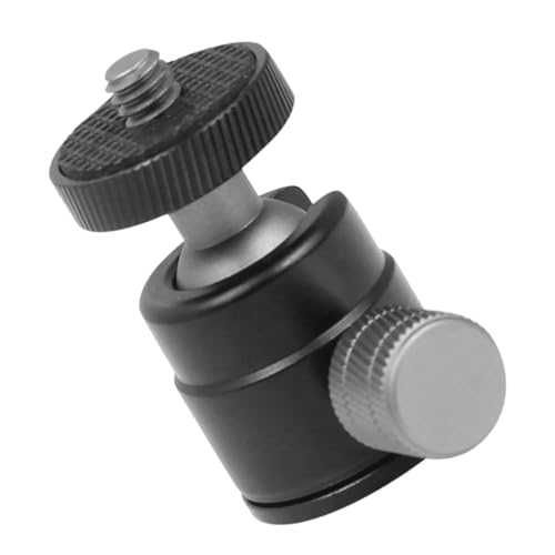 NUOBESTY drehbarer Kameraadapter montieren rotierend Kamerahalterung Kamera stativ Halterung Mikrofon Zubehör Kugelkopf Kamerastativhalterung Aluminiumlegierung Black NUOBESTY drehbarer Kameraadapter montieren rotierend Kamerahalterung Kamera stativ Halterung Mikrofon Zubehör Kugelkopf Kamerastativhalterung Aluminiumlegierung Black von NUOBESTY