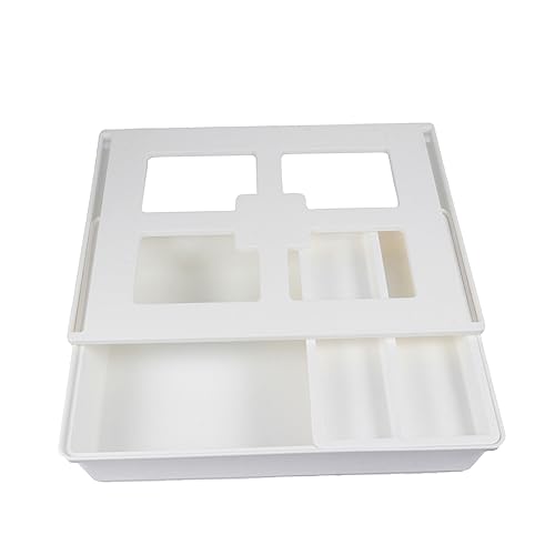 NUOBESTY versteckte selbstklebende Schublade Tischregale Schublade unter Tisch montieren aufbewahrungsdose storage boxes äppchen unter Schreibtischschublade Herausziehen Kasten Container von NUOBESTY