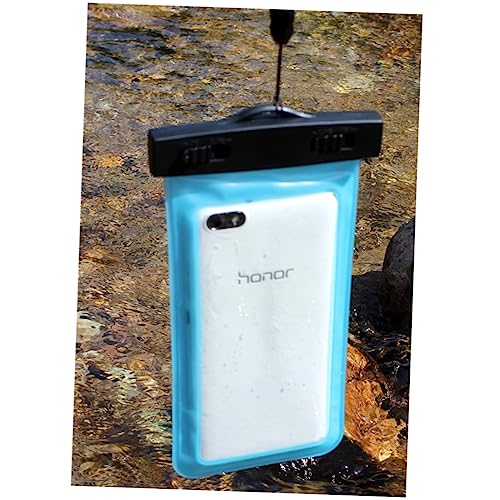 NUOBESTY wasserdichte Handytasche Handy Tauchen Schutzhülle Wasserfeste Tasche Für Handys Wasserfeste Handyhülle Telefonschutztasche Telefonhülle Wasserfeste Tasche Blau NUOBESTY wasserdichte Handytasche Handy Tauchen Schutzhülle Wasserfeste Tasche Für Handys Wasserfeste Handyhülle Telefonschutztasche Telefonhülle Wasserfeste Tasche Blau von NUOBESTY