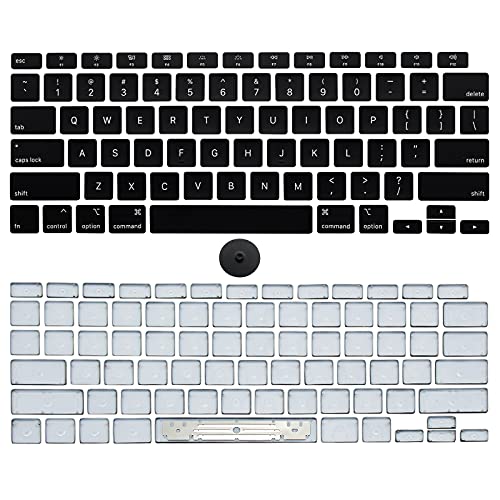 NUOLAISUN Tastatur-Tastenkappen, Tastenkappe, US-Set, Ersatz für MacBook Air 13 Zoll A2179 2019 2020 Jahr EMC 3302 vollständige Tastenkappe mit Entfernungswerkzeug von NUOLAISUN