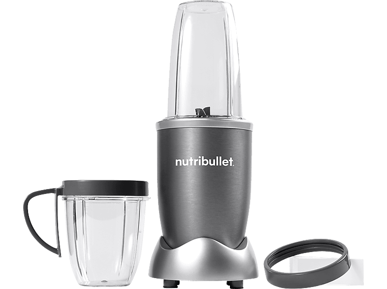 NUTRIBULLET Original NB606DG Smoothie Maker Dunkelgrau (600 Watt, 700 ml) von NUTRIBULLET
