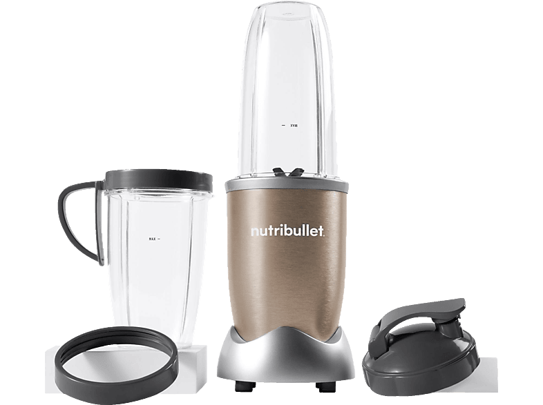 NUTRIBULLET Pro 900 NB907CP Smoothie Maker Champagner (900 Watt, 925 ml) von NUTRIBULLET