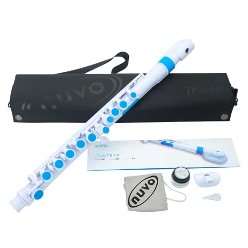 NUVO jFlute 2.0, weiß-blau von Nuvo