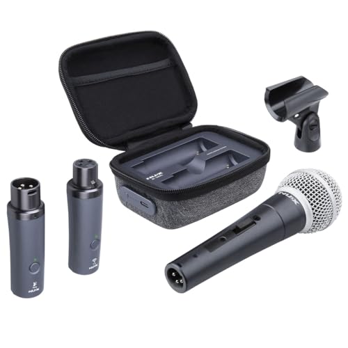 NUX B-3RC Mikrofon Funksystem mit Ladekoffer, Mikrofonbündel, 2,4 GHz 24-Bit/44,1 kHz Audioqualität NUX B-3RC Mikrofon Funksystem mit Ladekoffer, Mikrofonbündel, 2,4 GHz 24-Bit/44,1 kHz Audioqualität von NUX