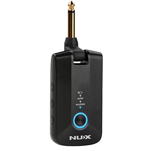 NUX MP-3 Mighty Plug Pro Gitarren-Kopfhörer-Verstärker mit Effekten und IR/Amp-Modellen von NUX