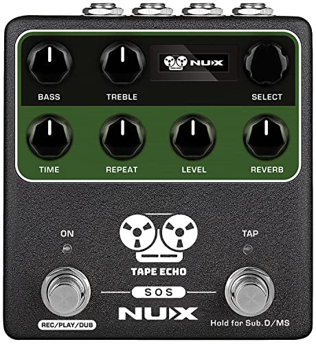 NUX -NDD7 - Tape Echo Pedal mit Midi, Grün von NUX