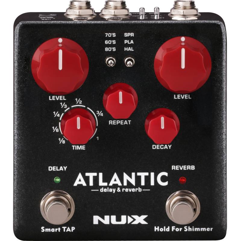 NUX NDR-5 Atlantic Delay & Reverb Stereo Effects Pedal von NUX