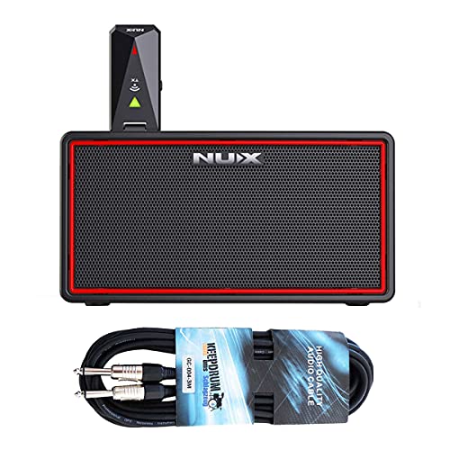 Nux Mighty Air Wireless Modelling Gitarren-Verstärker + keepdrum Klinkenkabel von NUX