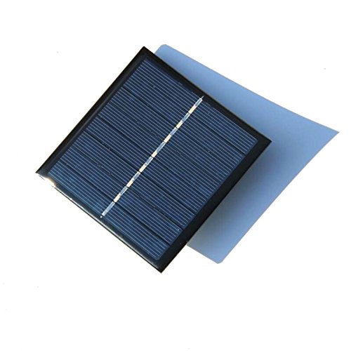 NUZAMAS AAA Solarladegeräte Wiederaufladbare Batterie Sonnenkollektor Aufladeeinheit Aufladen 2 Batterien 4V 1W von NUZAMAS