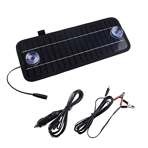 NUZAMAS Poartable 4.5W Solarpanel Ladegerät Power Auto 12V Batterie Outdoor Camping Reise-Stromquelle NUZAMAS Poartable 4.5W Solarpanel Ladegerät Power Auto 12V Batterie Outdoor Camping Reise-Stromquelle von NUZAMAS