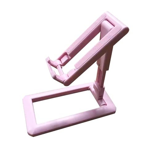 Faltbare Schreibtischhalterung, Smartphone-Ständer für iPad, iPhone, Samsung, Schreibtischhalter, verstellbar, für PC, Tablet, Handy, Desktop-Telefonständer, Pink, 14 x 7,4 x 13,8 cm Faltbare Schreibtischhalterung, Smartphone-Ständer für iPad, iPhone, Samsung, Schreibtischhalter, verstellbar, für PC, Tablet, Handy, Desktop-Telefonständer, Pink, 14 x 7,4 x 13,8 cm von NUZIXINXW