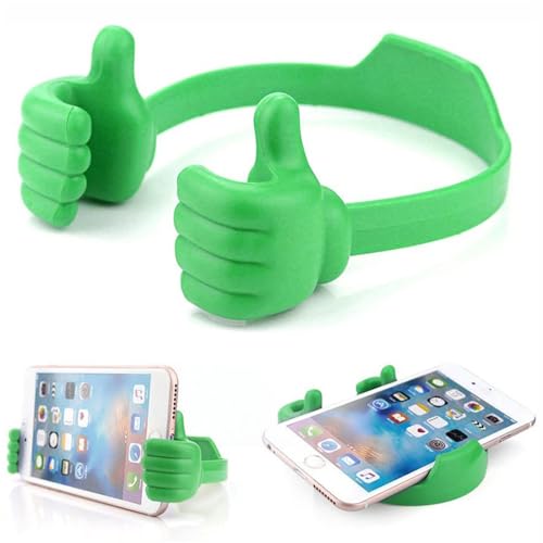 NUZIXINXW Daumen-Telefonhalter, Lazy-Handy-Daumenständer, tragbar, elastisch, für Handy, für iPad, Ständer, Handyhalterung, Grün, 95 x 115 x 45 mm NUZIXINXW Daumen-Telefonhalter, Lazy-Handy-Daumenständer, tragbar, elastisch, für Handy, für iPad, Ständer, Handyhalterung, Grün, 95 x 115 x 45 mm von NUZIXINXW