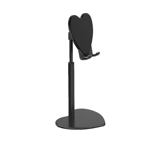 NUZIXINXW Handy-Stativhalterung, verstellbar, herzförmig, für den Schreibtisch, einziehbare Tablet-Halterung für Schreibtischtelefon, Tablet-Halterung, Schwarz, 18 x 10 x 10 cm NUZIXINXW Handy-Stativhalterung, verstellbar, herzförmig, für den Schreibtisch, einziehbare Tablet-Halterung für Schreibtischtelefon, Tablet-Halterung, Schwarz, 18 x 10 x 10 cm von NUZIXINXW