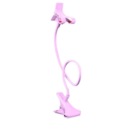NUZIXINXW Lazy Bracket Handyhalter Schwanenhalsständer Clip Flexible Stange Gelenkhalterung 360° Verstellbarer Lazy Stand,Rosa,50CM NUZIXINXW Lazy Bracket Handyhalter Schwanenhalsständer Clip Flexible Stange Gelenkhalterung 360° Verstellbarer Lazy Stand,Rosa,50CM von NUZIXINXW