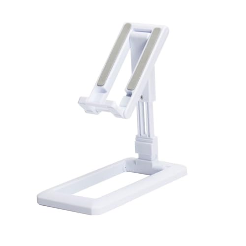 NUZIXINXW Lazy Folding Handyständer Heben Tragbare Desktop Deformation Teleskop Live Broadcast Ständer,Weiß,14 * 7.4 * 13.8cm von NUZIXINXW