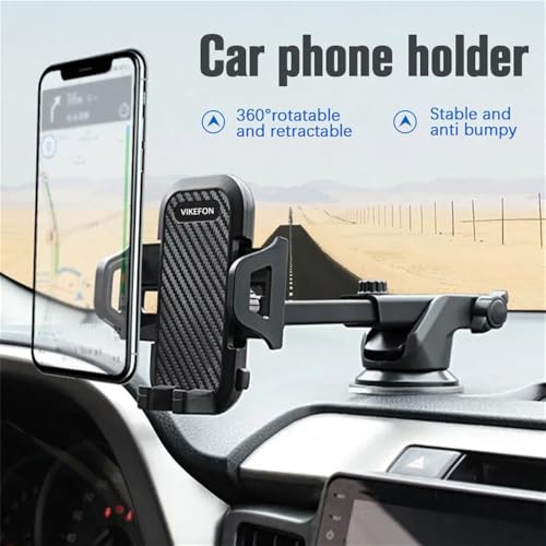 NUZIXINXW Saugnapf-Autotelefonhalter, Halterung, Ständer, Saugnapf, Smartphone-Mobiltelefon-Unterstützung in der Autohalterung, Windschutzscheiben-Armaturenbrett-Clip, Schwarz, Lüftungstyp NUZIXINXW Saugnapf-Autotelefonhalter, Halterung, Ständer, Saugnapf, Smartphone-Mobiltelefon-Unterstützung in der Autohalterung, Windschutzscheiben-Armaturenbrett-Clip, Schwarz, Lüftungstyp von NUZIXINXW