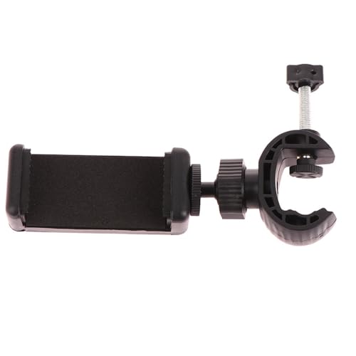 NUZIXINXW Stativ-Telefonhalterung, Erweiterungsklemme, Handy-Cliphalter, Stativadapter, Verstellbarer Cliphalter, Zubehör, Schwarz, 2,3 bis 4 Zoll von NUZIXINXW