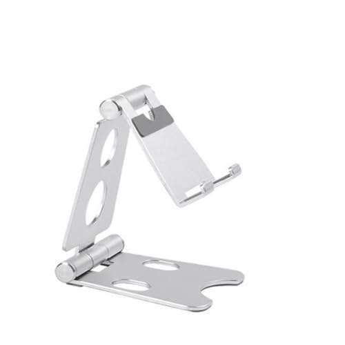 NUZIXINXW Tischtelefon- und Tablet-Ständerhalter für Telefon, iPhone, iPad, 4–8 Zoll, faltbar, tragbar, mit Mehreren Winkeln, Aluminiumlegierung, Silber, 64" 70 * 90 von NUZIXINXW
