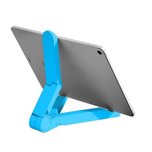 Tragbarer, Faltbarer Ständer, kompatibel mit 4-11-Zoll-Tablets, Desktop-Kunststoffhalter für iPhone, Samsung und iPad, Telefonständer, Himmelblau, 185 x 24 x 32 mm Tragbarer, Faltbarer Ständer, kompatibel mit 4-11-Zoll-Tablets, Desktop-Kunststoffhalter für iPhone, Samsung und iPad, Telefonständer, Himmelblau, 185 x 24 x 32 mm von NUZIXINXW