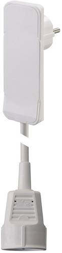 NVB 104564 Strom Verlängerungskabel Weiß 1.60m H05VV 3G 1,5mm² von NVB