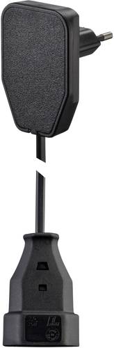 NVB 104569 Strom Verlängerungskabel Schwarz 0.80m H03VVH2-F 2X 0,75mm² NVB 104569 Strom Verlängerungskabel Schwarz 0.80m H03VVH2-F 2X 0,75mm² von NVB