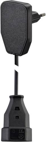 NVB 104570 Strom Verlängerungskabel Schwarz 3.00m H03VVH2-F 2X 0,75mm² NVB 104570 Strom Verlängerungskabel Schwarz 3.00m H03VVH2-F 2X 0,75mm² von NVB