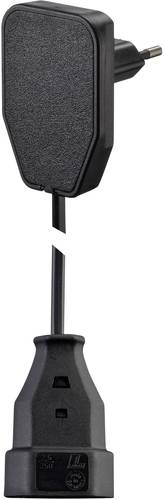 NVB 104571 Strom Verlängerungskabel Schwarz 5.00m H03VVH2-F 2X 0,75mm² NVB 104571 Strom Verlängerungskabel Schwarz 5.00m H03VVH2-F 2X 0,75mm² von NVB