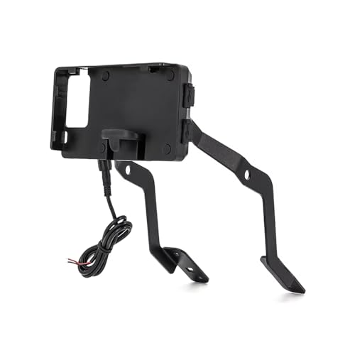 NVCPHGEDEK Motorrad Telefonhalterung Für F900XR Für F 900 XR 2020 2021 2022 Motorrad Windschutzscheibe Ständer Halter Telefon Handy GPS Navigation Platte Halterung(USB Charging A) von NVCPHGEDEK