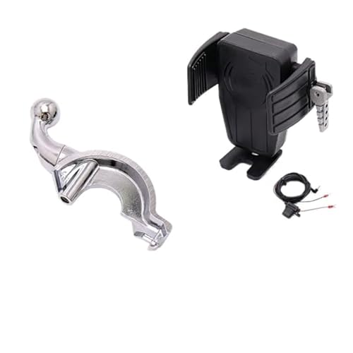NVCPHGEDEK Motorrad Telefonhalterung Für Goldwing Für GL 1800 Für GL1800 Für F6B Für DCT 2018 2019 2020 2021 Motorrad GPS Navigation Halterung Telefon Halter GPS Telefon(AB) von NVCPHGEDEK