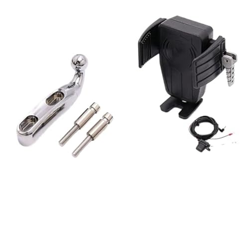 NVCPHGEDEK Motorrad Telefonhalterung Für Goldwing Für GL 1800 Für GL1800 Für F6B Für DCT 2018 2019 2020 2021 Motorrad GPS Navigation Halterung Telefon Halter GPS Telefon(AD) von NVCPHGEDEK