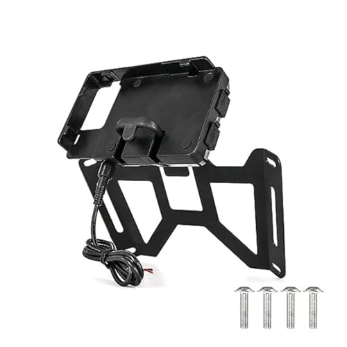 NVCPHGEDEK Motorrad Telefonhalterung Für Kawasaki Für Ninja Für Z1000 SX Für Z1000SX 2017 2018 2019 2020 Motorrad GPS Navigation Halterung Handy USB Lade(‎Combination a) von NVCPHGEDEK