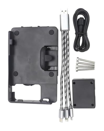 NVCPHGEDEK Motorrad Telefonhalterung Für Kymco Für AK550 Für Ak550 Für Motorrad Telefon Halter Stehen GPS Montieren Navigation Halterung Zubehör Unterstützung(‎USB Charging) von NVCPHGEDEK