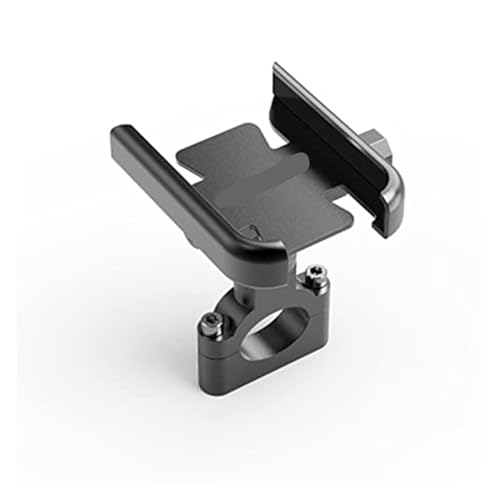 NVCPHGEDEK Motorrad Telefonhalterung Für Kymco Für INNENSTADT 350 125i 250i 300i 350i Für Downtown300i Motorrad Zubehör Lenker Handy Halter GPS Stand Halterung(Handlebar Black) von NVCPHGEDEK