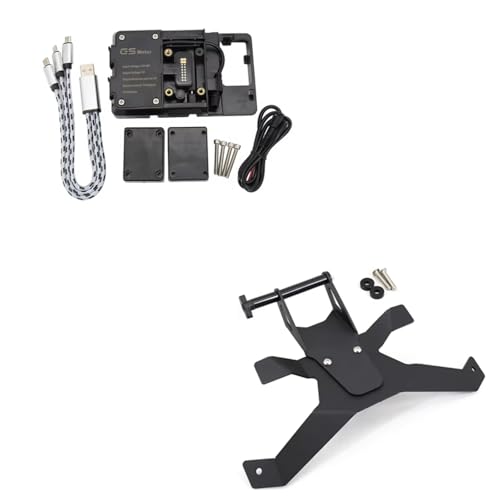 NVCPHGEDEK Motorrad Telefonhalterung Für R1250RS Für R 1250 RS Motorrad Ändern Telefon Halter Stehen GPS Halterung Navigator Platte Halterung(5) von NVCPHGEDEK