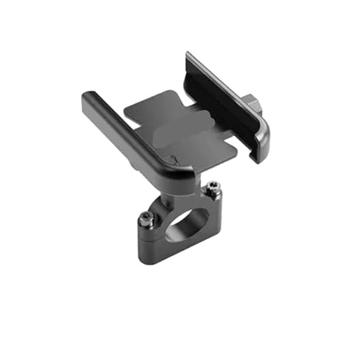 NVCPHGEDEK Motorrad Telefonhalterung Für RC 125 390 200 690 250 790 Zubehör Motorrad Lenker Handy Halter GPS Stand Navigation Halterung(Handlebar Black) von NVCPHGEDEK