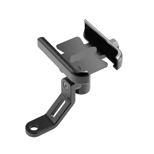 NVCPHGEDEK Motorrad Telefonhalterung Für RC 125 390 200 690 250 790 Zubehör Motorrad Lenker Handy Halter GPS Stand Navigation Halterung(Mirror Type Black) von NVCPHGEDEK