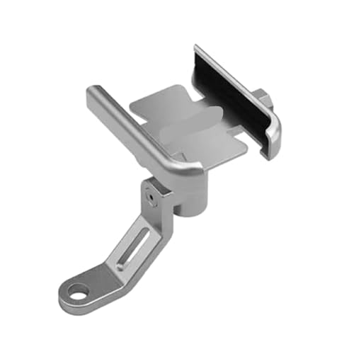 NVCPHGEDEK Motorrad Telefonhalterung Für RC 125 390 200 690 250 790 Zubehör Motorrad Lenker Handy Halter GPS Stand Navigation Halterung(Mirror Type Silver) von NVCPHGEDEK
