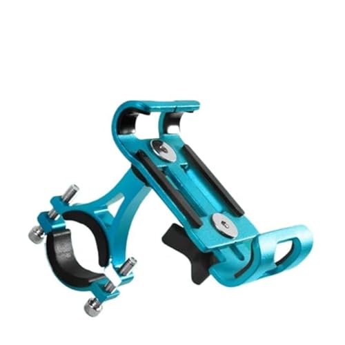 NVCPHGEDEK Motorrad Telefonhalterung Motorrad-Navigationshalterung Für Mountainbike-Handys Unterstützt Navigationshalterung Aluminium-Halterung Anti-Rutsch-Lenker-Telefonständer(Green) von NVCPHGEDEK