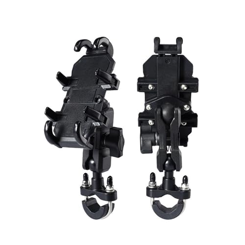 NVCPHGEDEK Motorrad Telefonhalterung Universal Aluminium Motorrad Fahrrad Handy Halter Navigation Halterung GPS Stoßfest Lenker Halter GPS Halterung Halter(A2) von NVCPHGEDEK